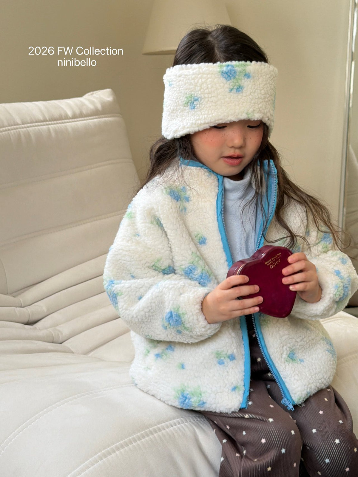 ［ninibello］flower dumble jacket