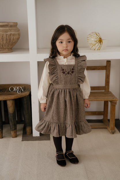 ［OREN］solene pinafore dress