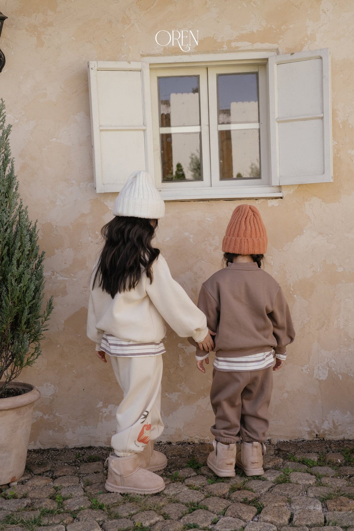 ［OREN］romy garden fleece set