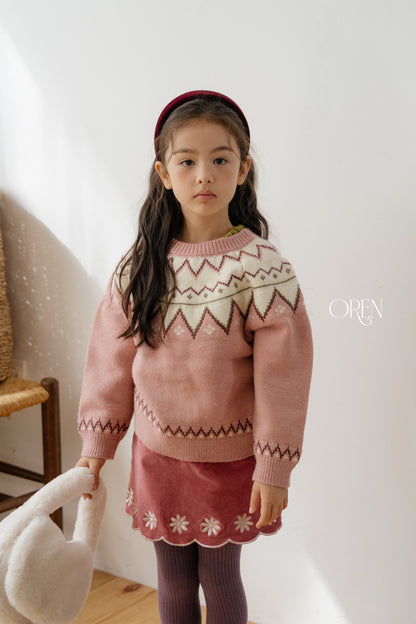［OREN］oslo reversible knit cardigan