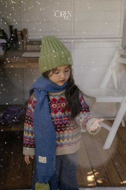 ［OREN］adeline multi wool knit (adult)