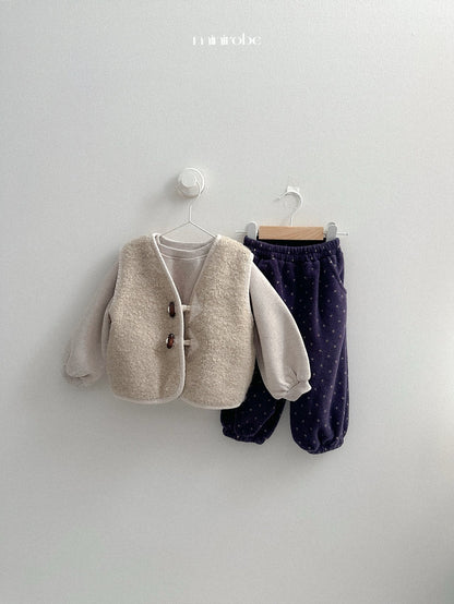 ［minirobe］raglan rounded sweatshirt