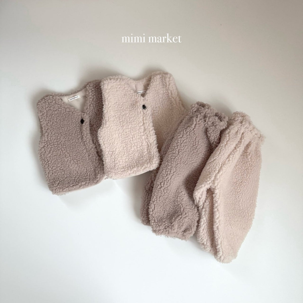 ［mimimarket］poodle vest