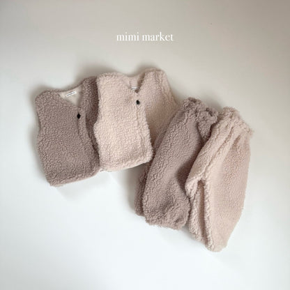 ［mimimarket］poodle vest
