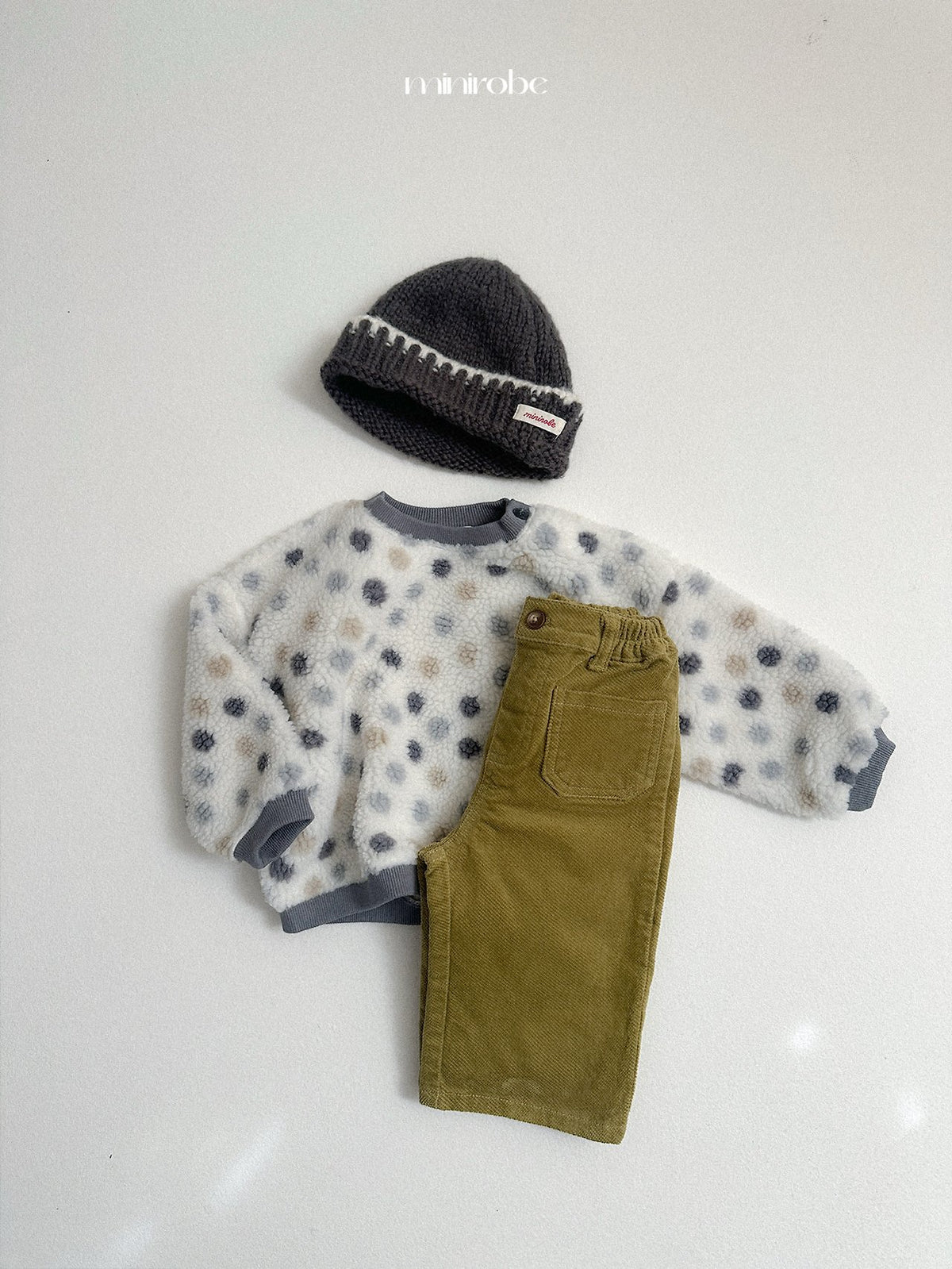 ［minirobe］multi dumble sweatshirt