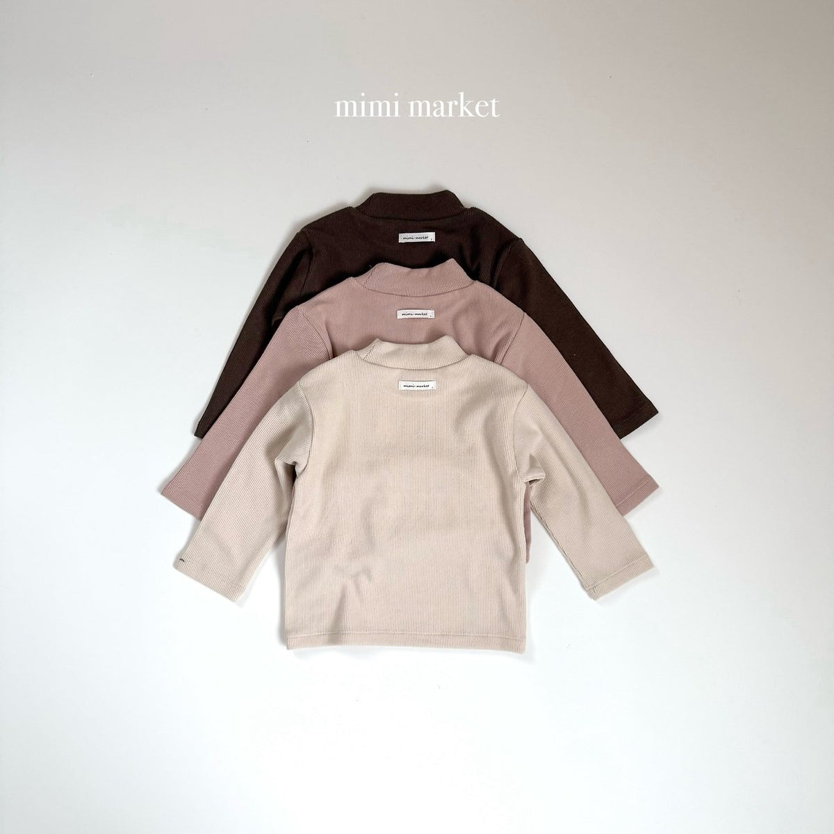 ［mimimarket］ob turtleneck tee