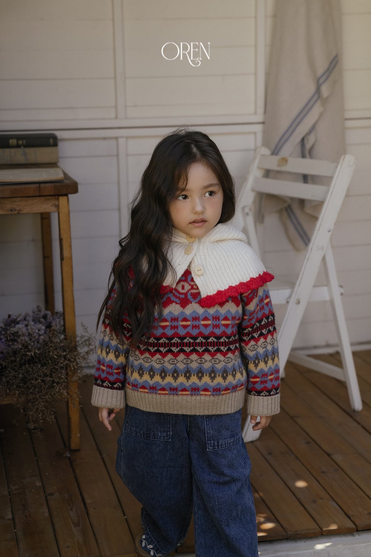 ［OREN］adeline multi wool knit (adult)