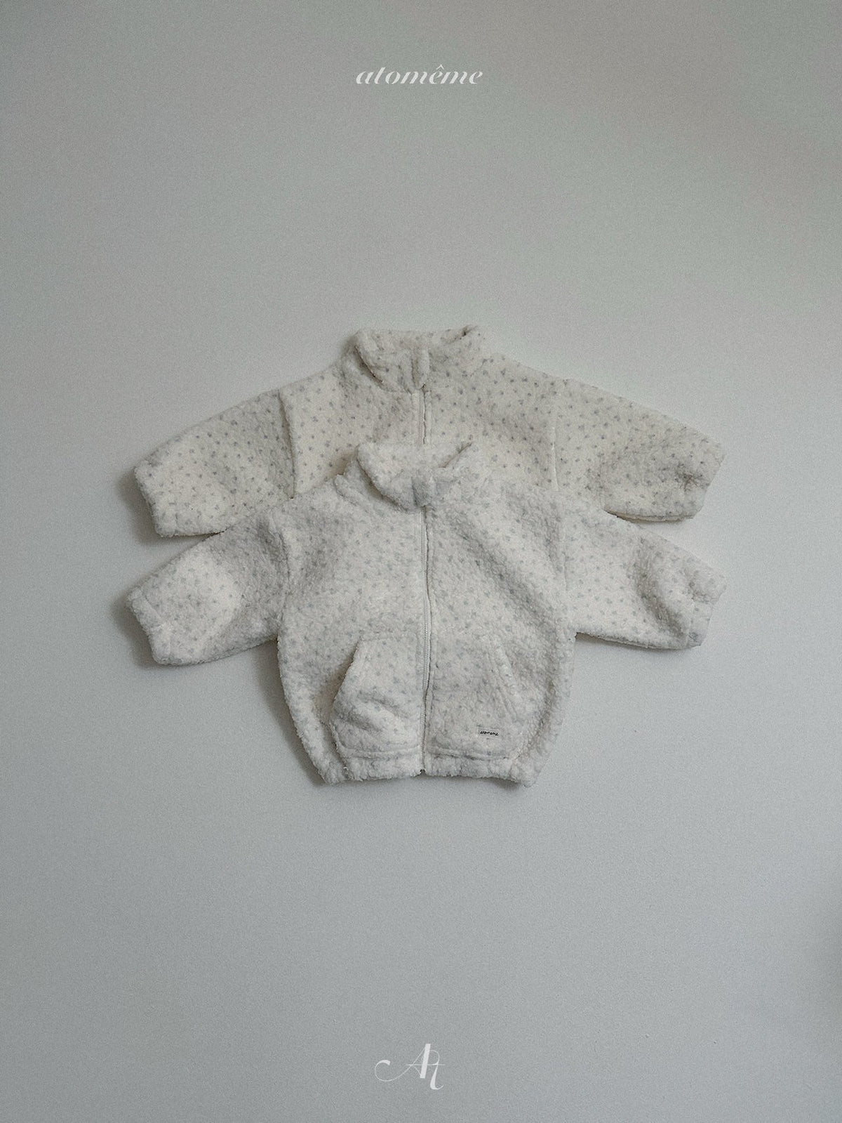 ［atomeme］teddy zip-up