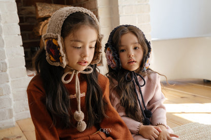 ［OREN］tiji flower knit headband