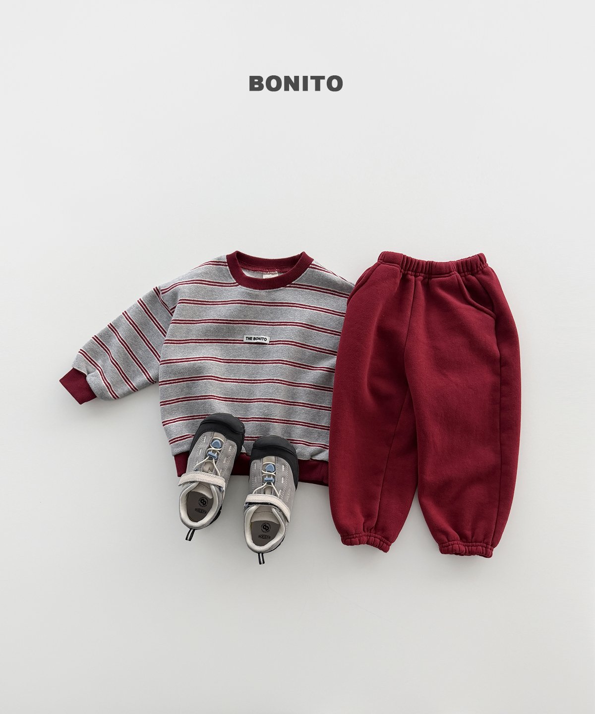 ［BONITO］monica stripe sweatshirt