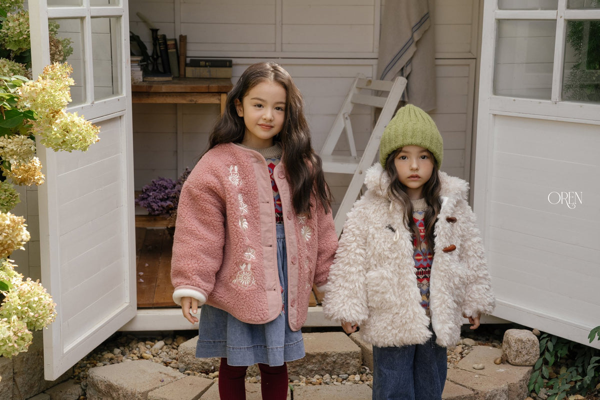 ［OREN］bernie toggle fur jacket