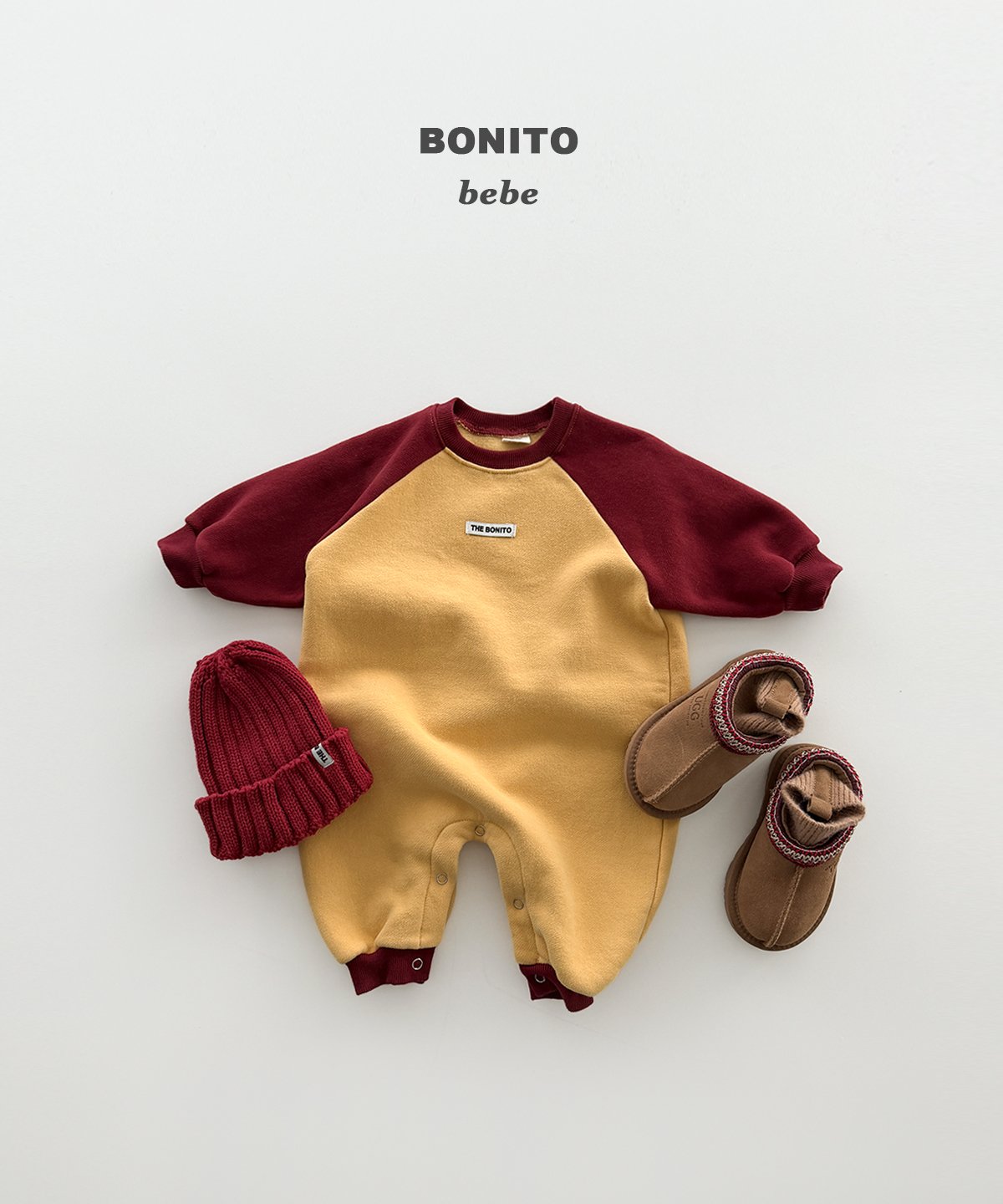 ［BONITO］color raglan suit