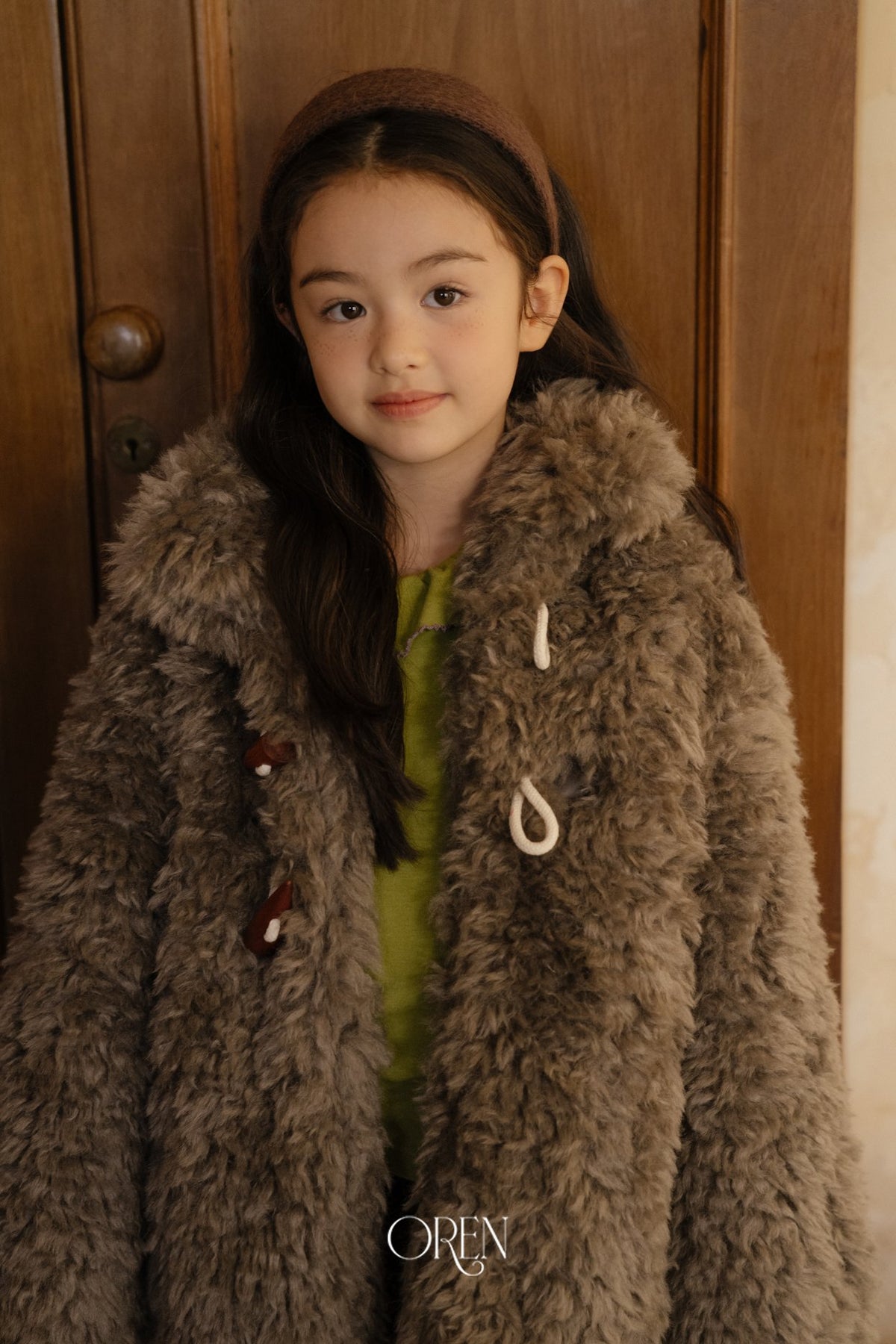 ［OREN］bernie toggle fur jacket