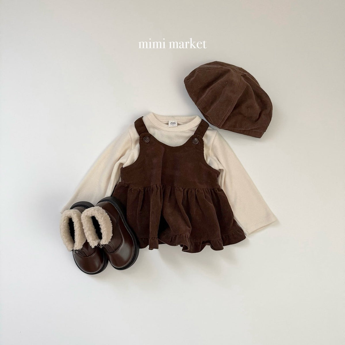 ［mimimarket］corduroy sleeveless blouse