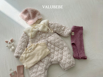 ［valubebe］sherbet flower padding suit