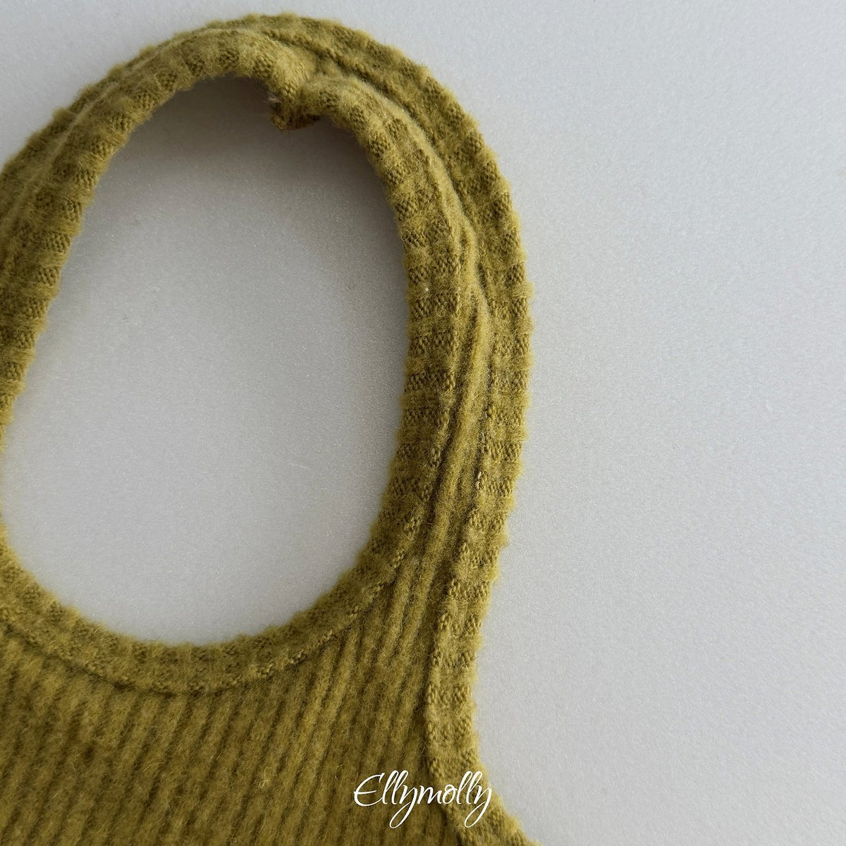 ［ellymolly］wool rib halter top