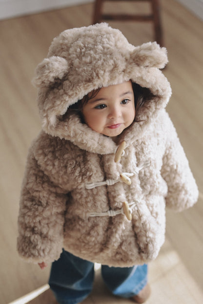 ［ONU］fur teddy coat
