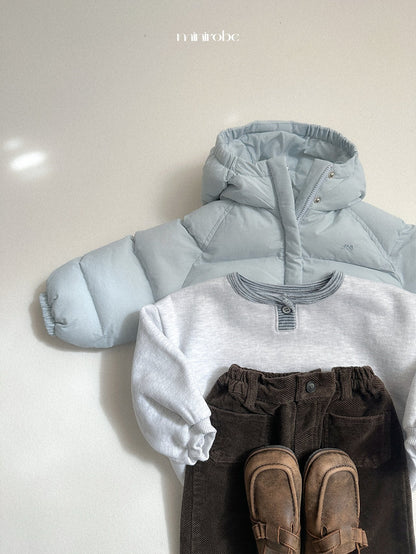 ［minirobe］roro hooded padded jacket