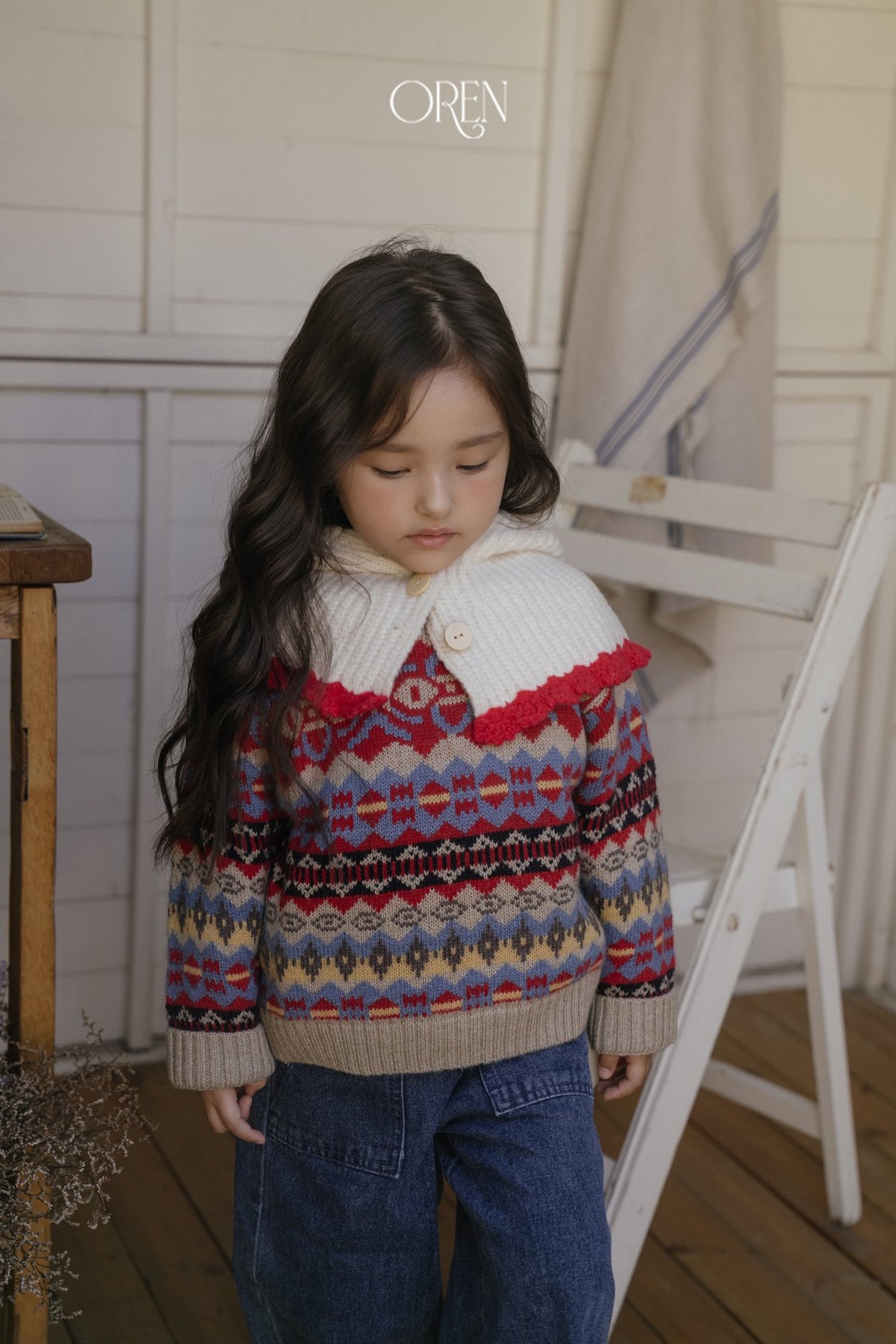 ［OREN］adeline multi wool knit (adult)