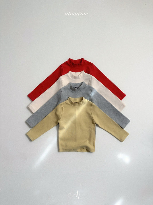 ［atomeme］plain turtleneck t-shirt