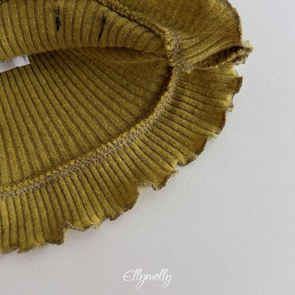 ［ellymolly］wool rib halter top