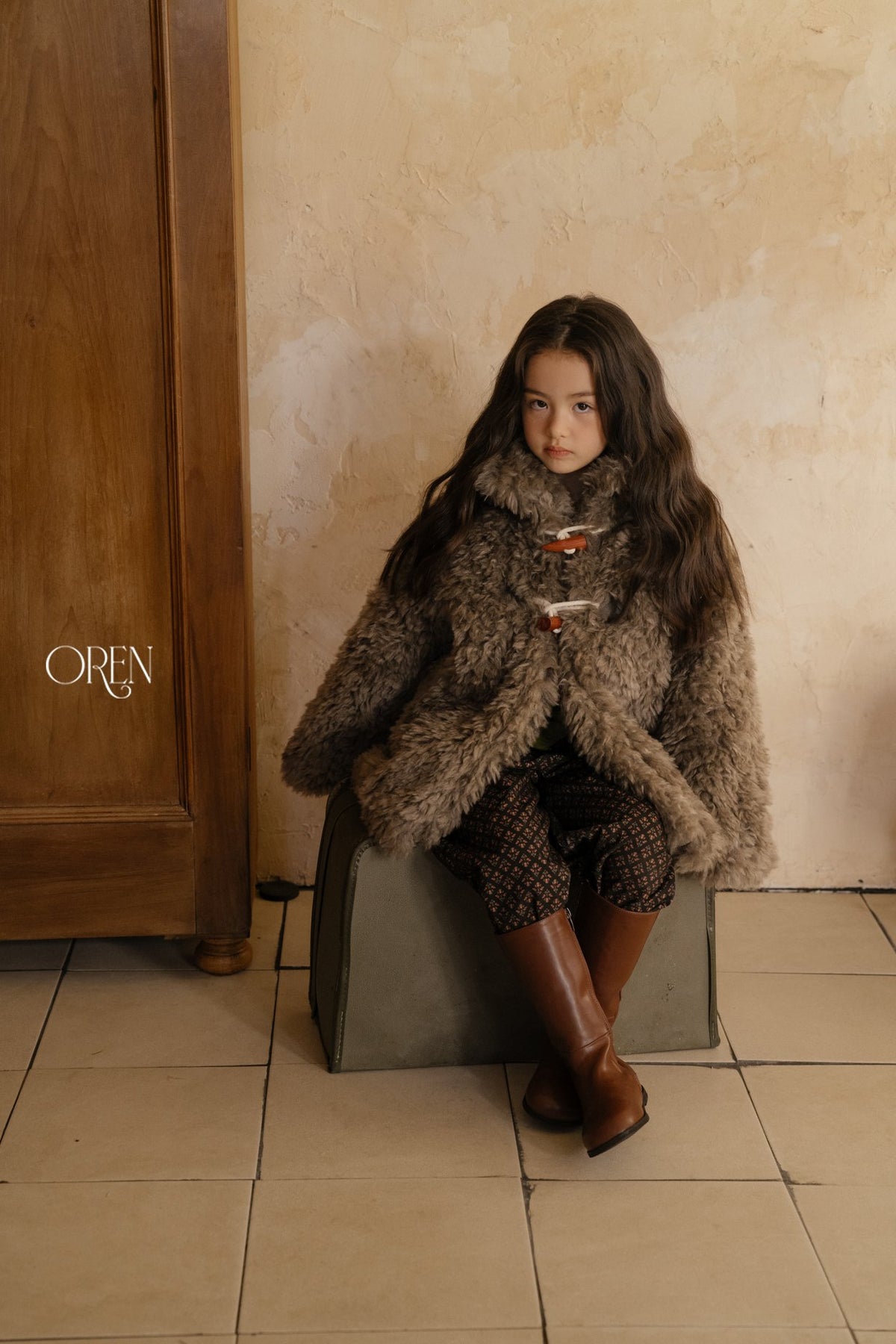 ［OREN］bernie toggle fur jacket