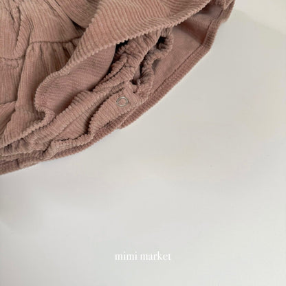 ［mimimarket］corduroy kang skirt