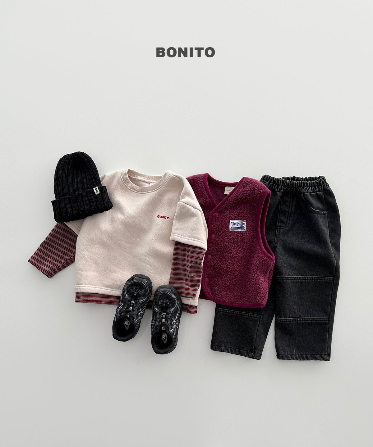 ［BONITO］rib knit beanie