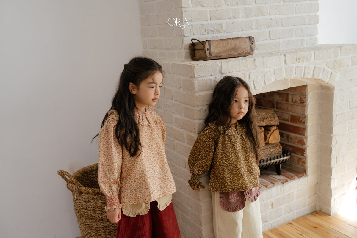 ［OREN］rivka frill blouse