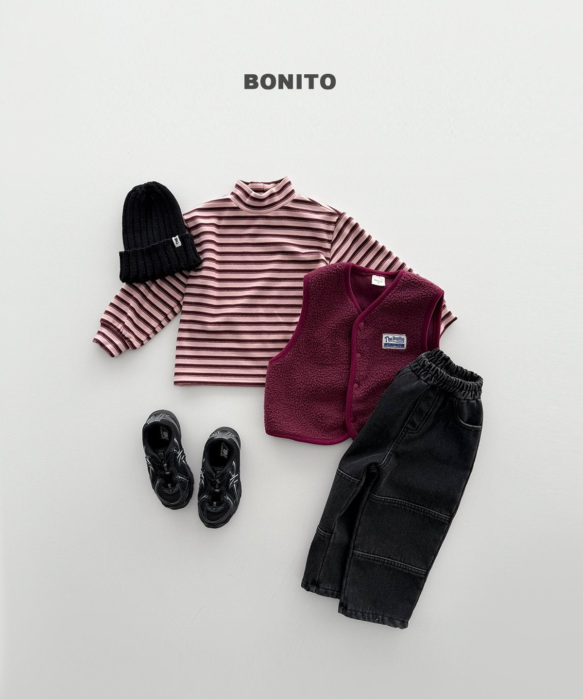 ［BONITO］fluffy boucle vest