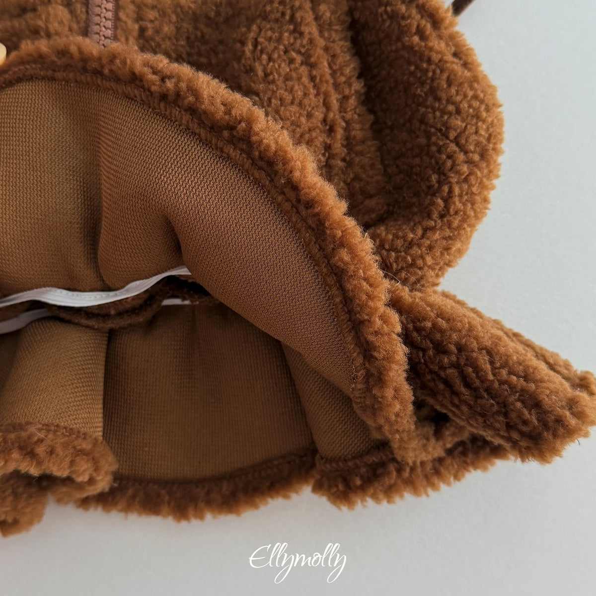 ［ellymolly］bear hood vest