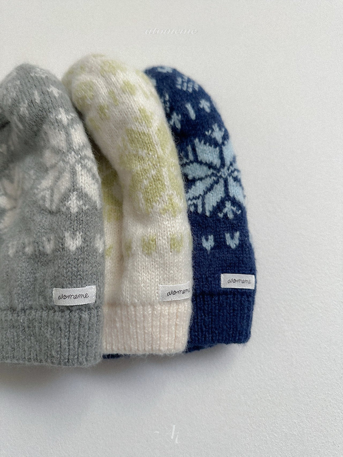 ［atomeme］marron snowflake hat