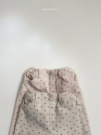 ［atomeme］heart corduroy pants