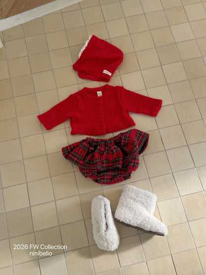 ［ninibello］merry check bloomers