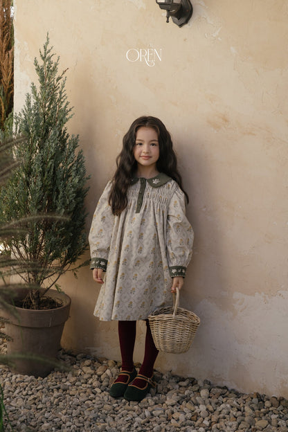 ［OREN］camilla contrast collar dress