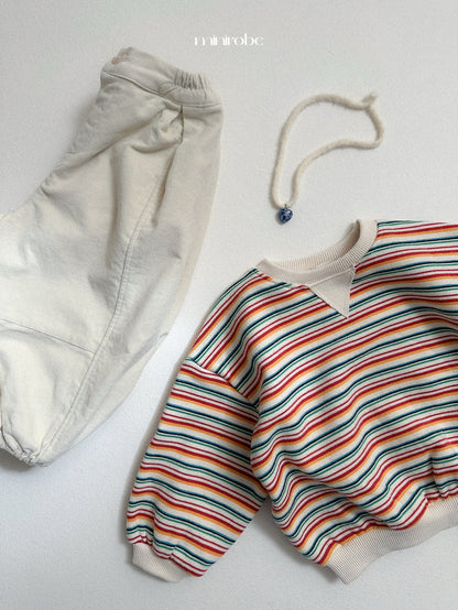 ［minirobe］winter peach jogger pants