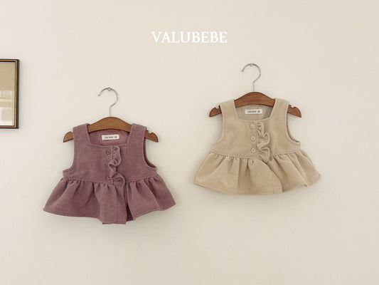 ［valubebe］wool vest blouse