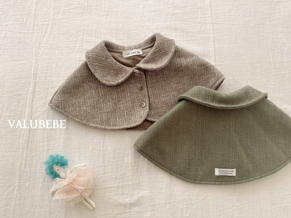 ［valubebe］furry collar cape