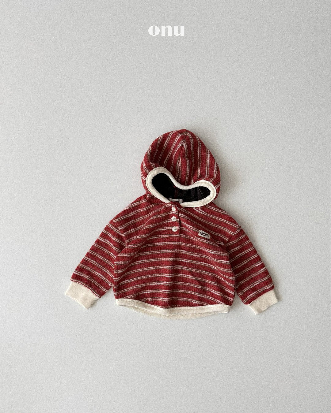 ［ONU］fluffy hood Tops