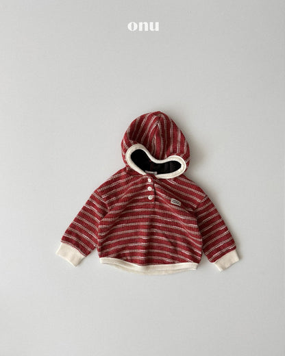 ［ONU］fluffy hood Tops