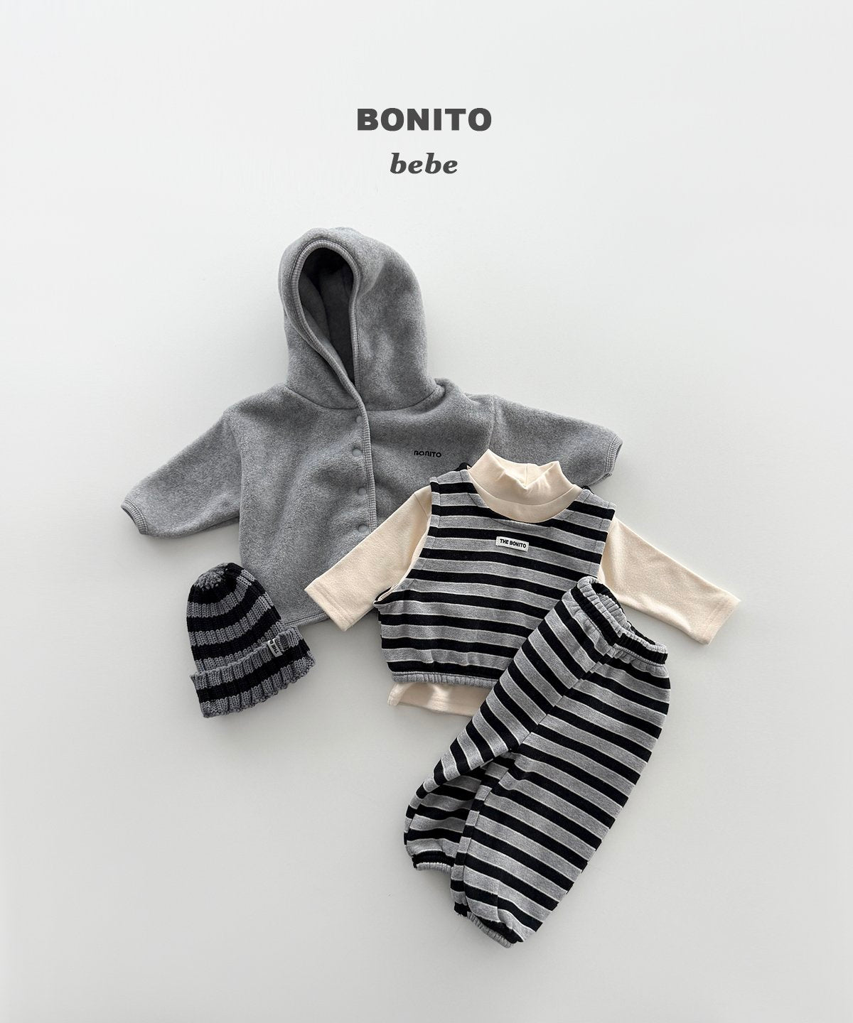 ［BONITO］stripe vest set