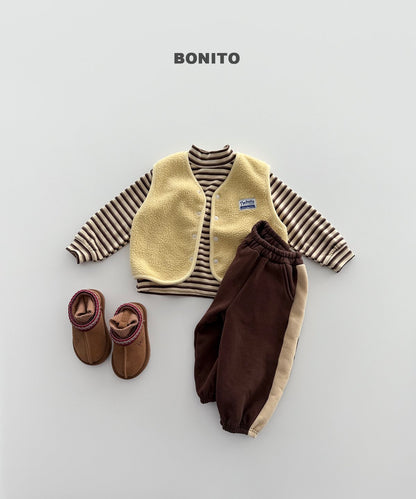 ［BONITO］side color jogger pants