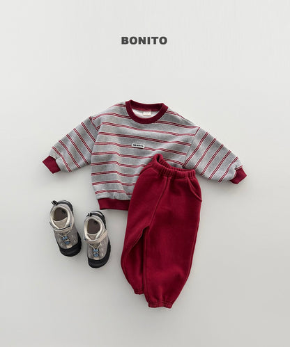 ［BONITO］monica stripe sweatshirt