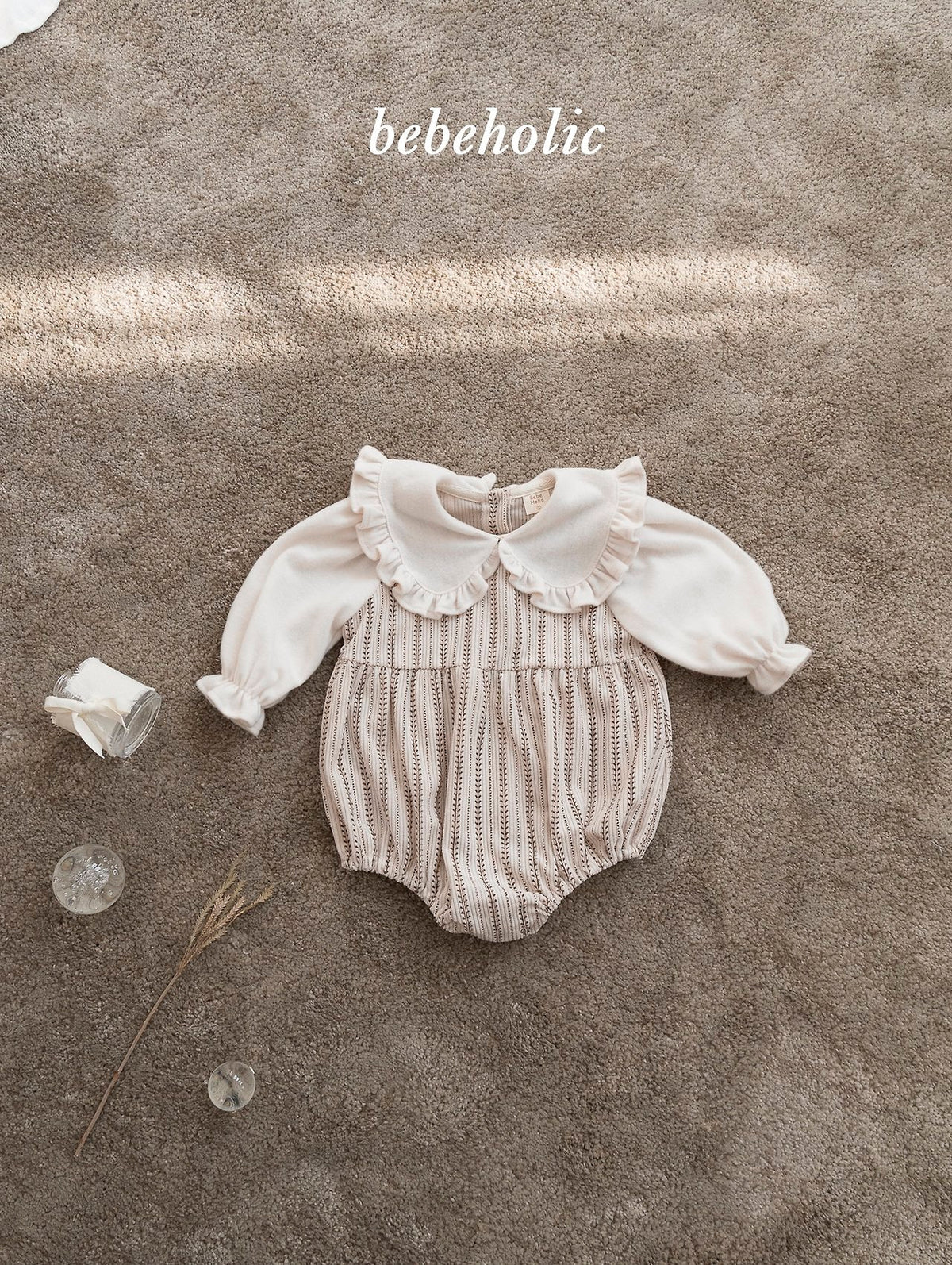 ［bebeholic］leaf collar suit