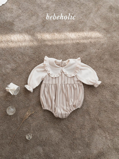 ［bebeholic］leaf collar suit