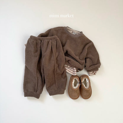 ［mimimarket］egg pintuck jogger pants