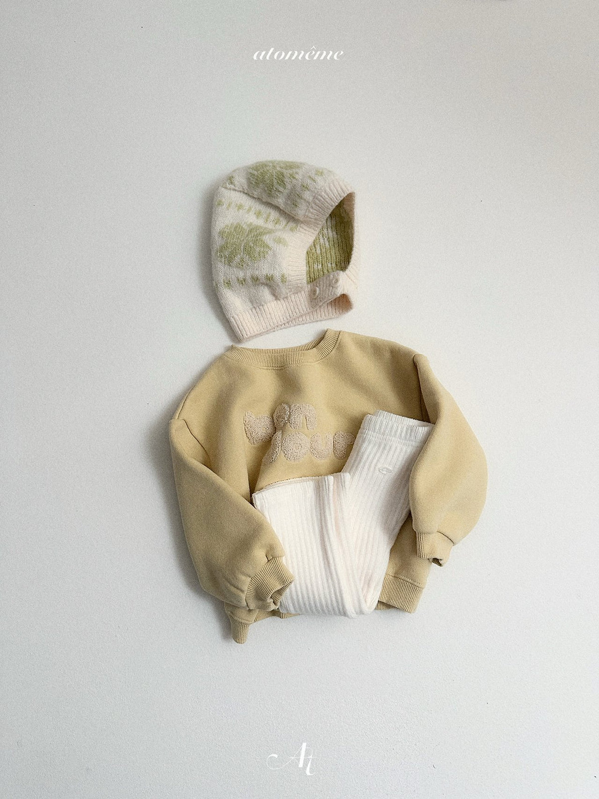 ［atomeme］bonjour sweatshirt
