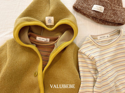 ［valubebe］whole grain pointed hood suit