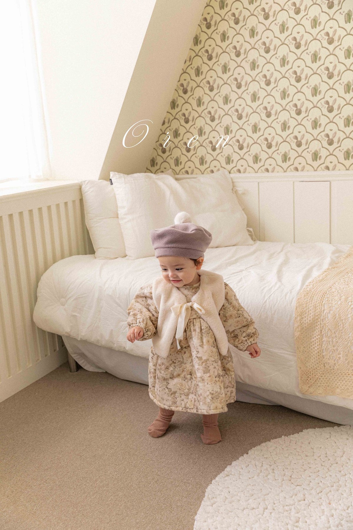 ［OREN］briel padded dress (3oz)