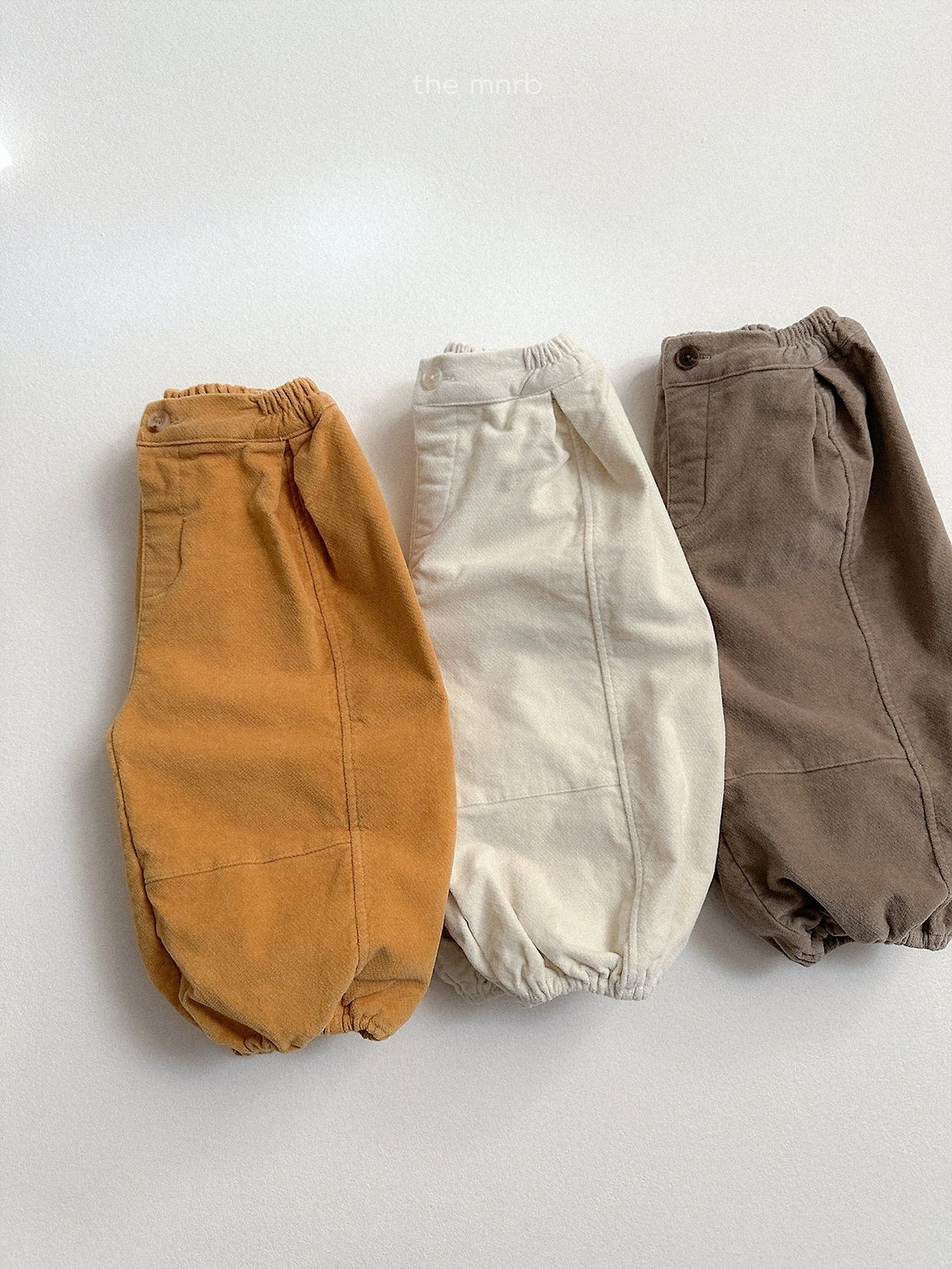 ［minirobe］winter peach jogger pants